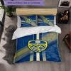 Leeds United Themed Bedding 3Pcs Duvet Cover Set Decorative Bed Linen For Teen Room Home Decoration