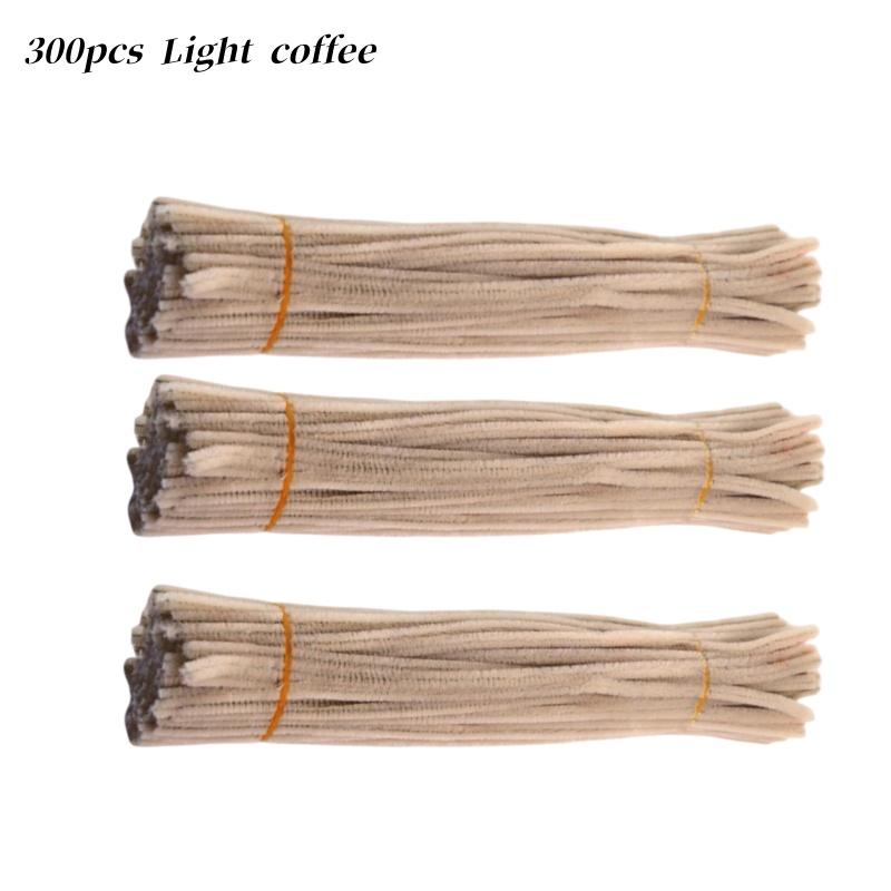 300 Pieces 21 Light Colors Pipe Cleaners Craft Supplies Chenille Stem Pipe Cleaners Bulk for Kids Creative DIY Project