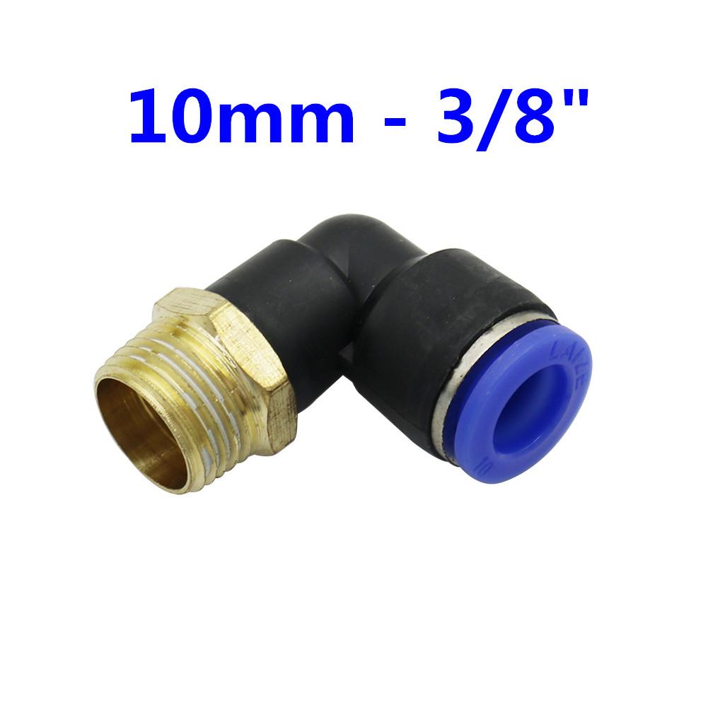 1/8" 1/4" 3/8" 1/2" External Thread Elbow Quick Connector 10mm 8mm 6mm Pipe Connection Interface Garden Irrigation Connectors