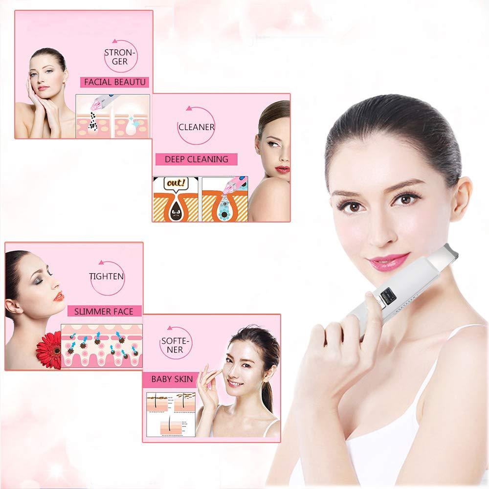 Ultrasound Skin Care Scrubber Pore Deep Cleansing Facial Face Ultrasonic Lifting Tool