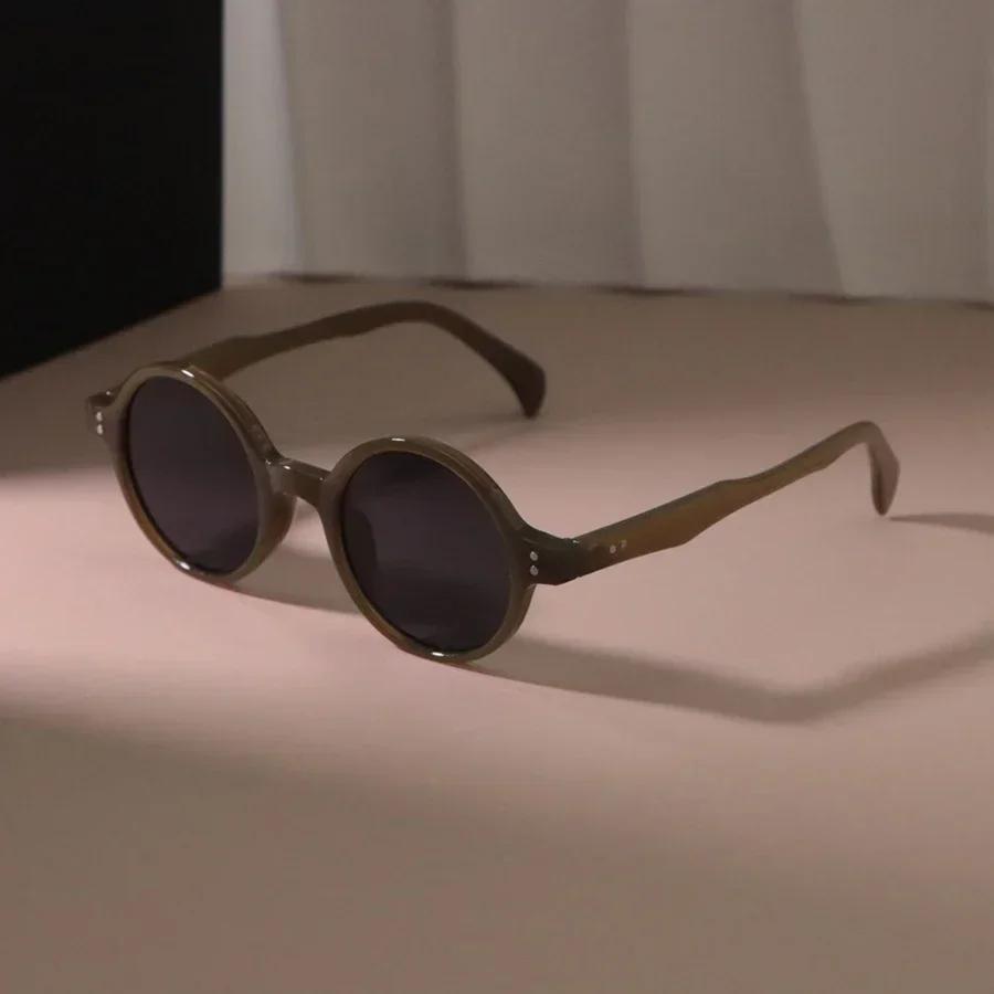 Retro Ovale Sonnenbrille Damen Herren Mode Vintage Sonnenbrille Weiblich Männlich Marke Designer Spiegel Punk Outdoor