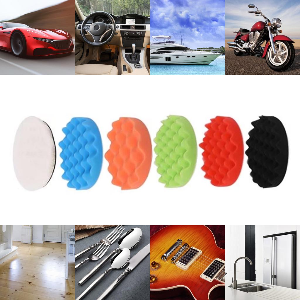 Electric Buffer Polisher 6 Inch for Polishing Sanding Waxing Variable Speed 600 3600RPM Detachable Handles with