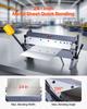 Box and Pan Brake, 610 mm/24 inch Sheet Metal Bending Brake,16-Gauge Mild Steel Capacity, 0-135 Degree Adjustable, Metal Bender Machine with 5