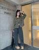 Women's Autumn Retro Patchwork Denim Jacket - Korean Style, Loose, Casual, Versatile