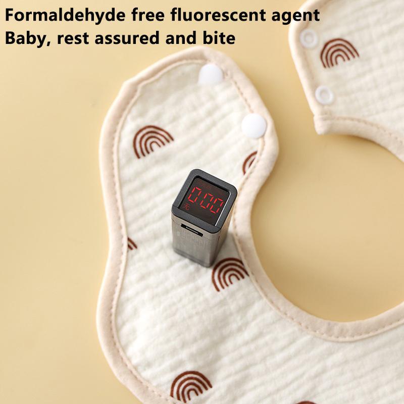 1 Stück Babylätzchen Saugfähiges Speicheltuch Wasserdichte Baumwollgaze Neugeborenen Spucktücher Bandana Schal Für Jungen Mädchen Fütterungslätzchen