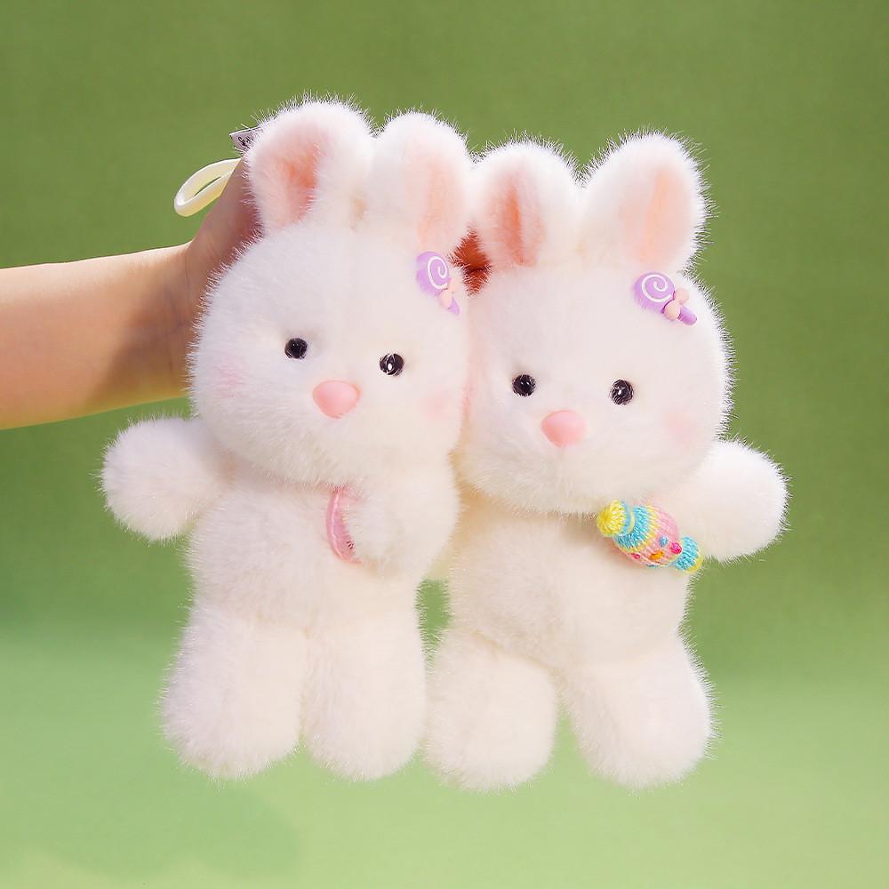 Plush Candy Bunny Keychain With Pp Cotton Filling Perfect For Kids And Teens