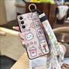 Wristband Cartoon Phone Case For Samsung Galaxy A16 5G/SM-166P/E Dirt-resistant Anti-knock Fashion Design Back Cover