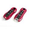 Adecuado para carcasa de llave Starlight Red para MACAN Cayenne PANAMERA718 Hebilla de carcasa para llavero de coche