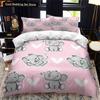 Animal Elephant Cartoon Kids Duvet Cover Queen King Twin Size Bedding Set Wildlife Comforter Cover 2/3pcs Polyester Quilt Cover