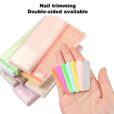 Yousheng 100 Stück Nagelfeilen, doppelseitig, multifunktional, Nagelpflege, Maniküre-Werkzeuge, Nagelkunst-Puffer, Polier- und Schleifwerkzeug für abgestorbene Haut, Nagelzubehör