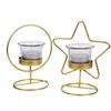Pack of 2 Christmas Tealight Candle Holders for Pillar Candles Tealight Table Decoration Indoor Outdoor Xmas Decor for Home Office Church Gift