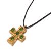 Metal Cross Pendant Necklace Irregular Exaggerated Necklace Jewelry INS Vintage Necklace  Gift