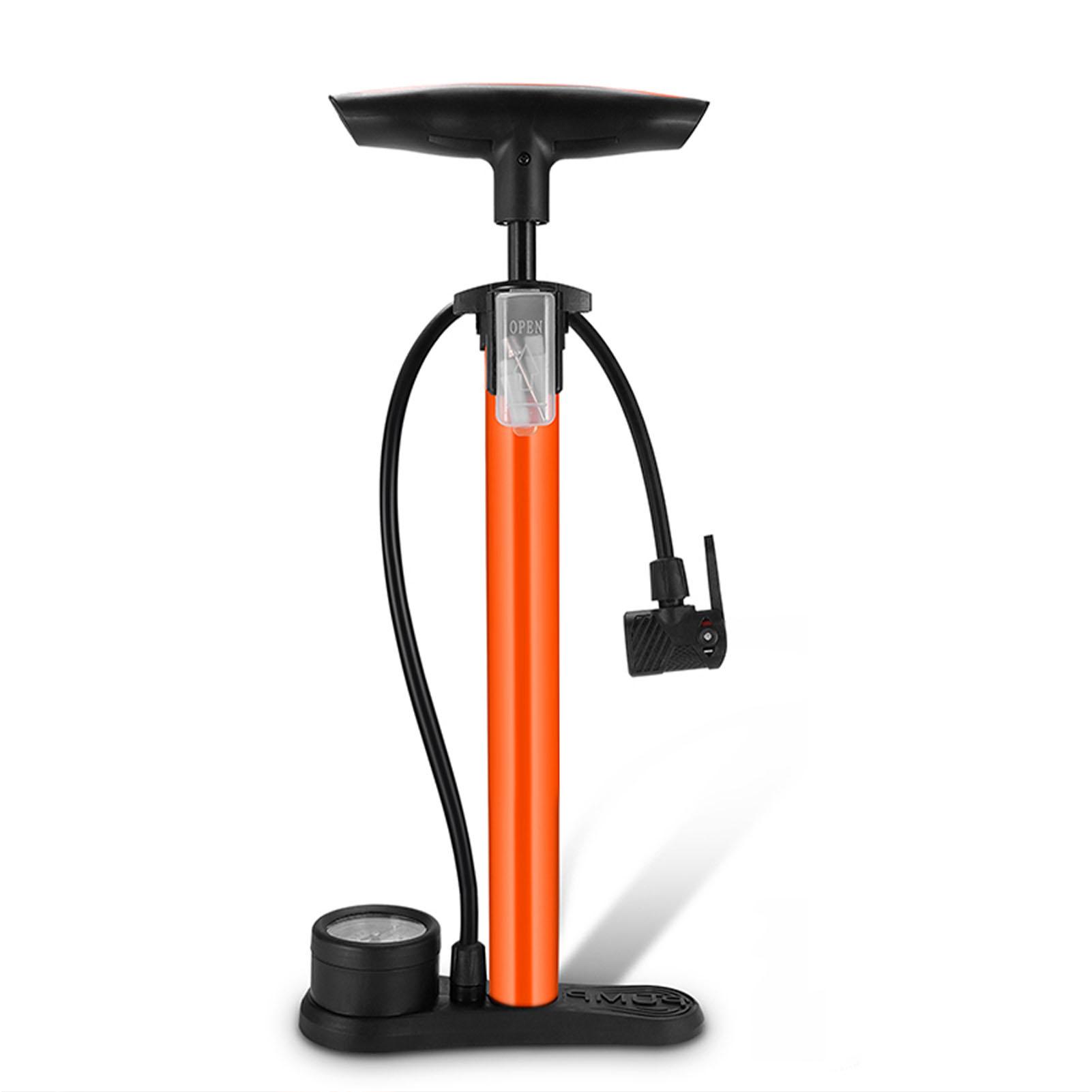 160PSI   Tire Pump Inflator Household Manual Inflator   Electric Motorcycle Tire   Inflator Practical Stainless Steel Infla