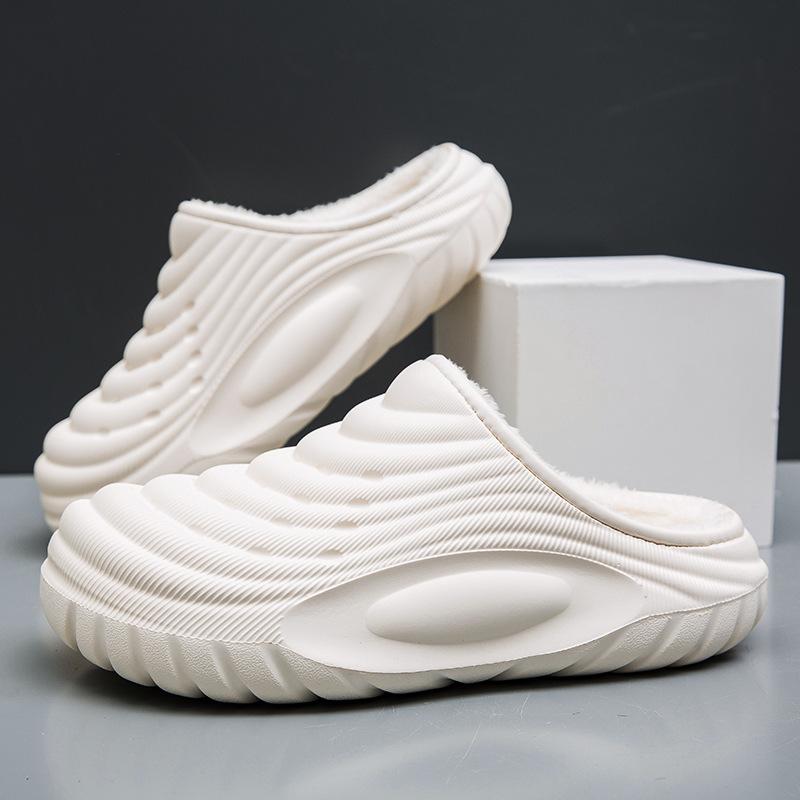 Cotton slippers new winter wear home velvet warm cotton shoes winter bag and waterproof slippers