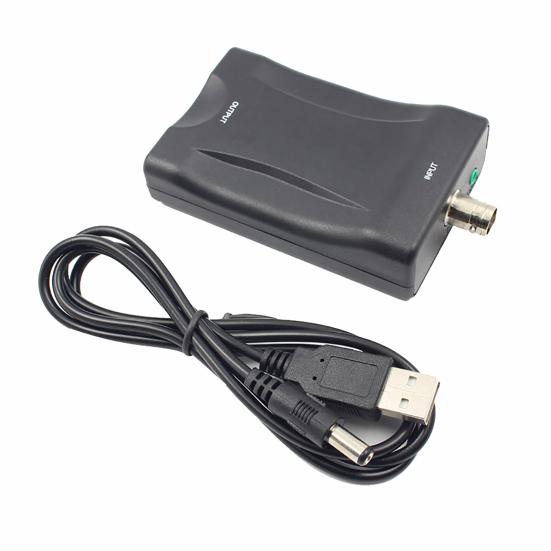 Convertitore Video 1080P/720P Piccolo Stabile Segnale Alta Chiarezza Adattatore BNC a HDMI-compatibile per Telecamera