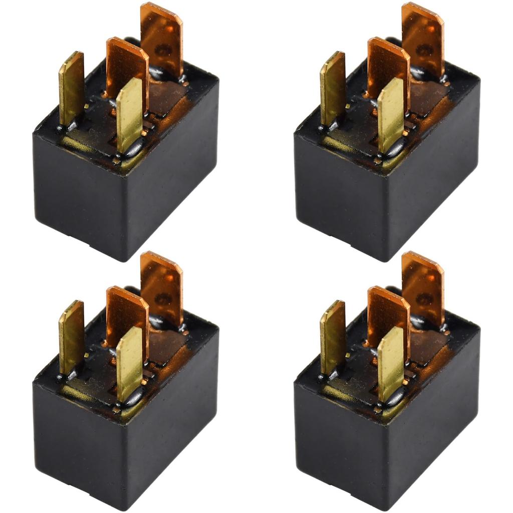 4-Pack G8HL-H71 A/C Compressor Relay 39794-SDA-A05 39794-SDA-A03 12VDC Automotive Relay – Compatible with Honda Accord 2003-2014, Civic 2006-2014,