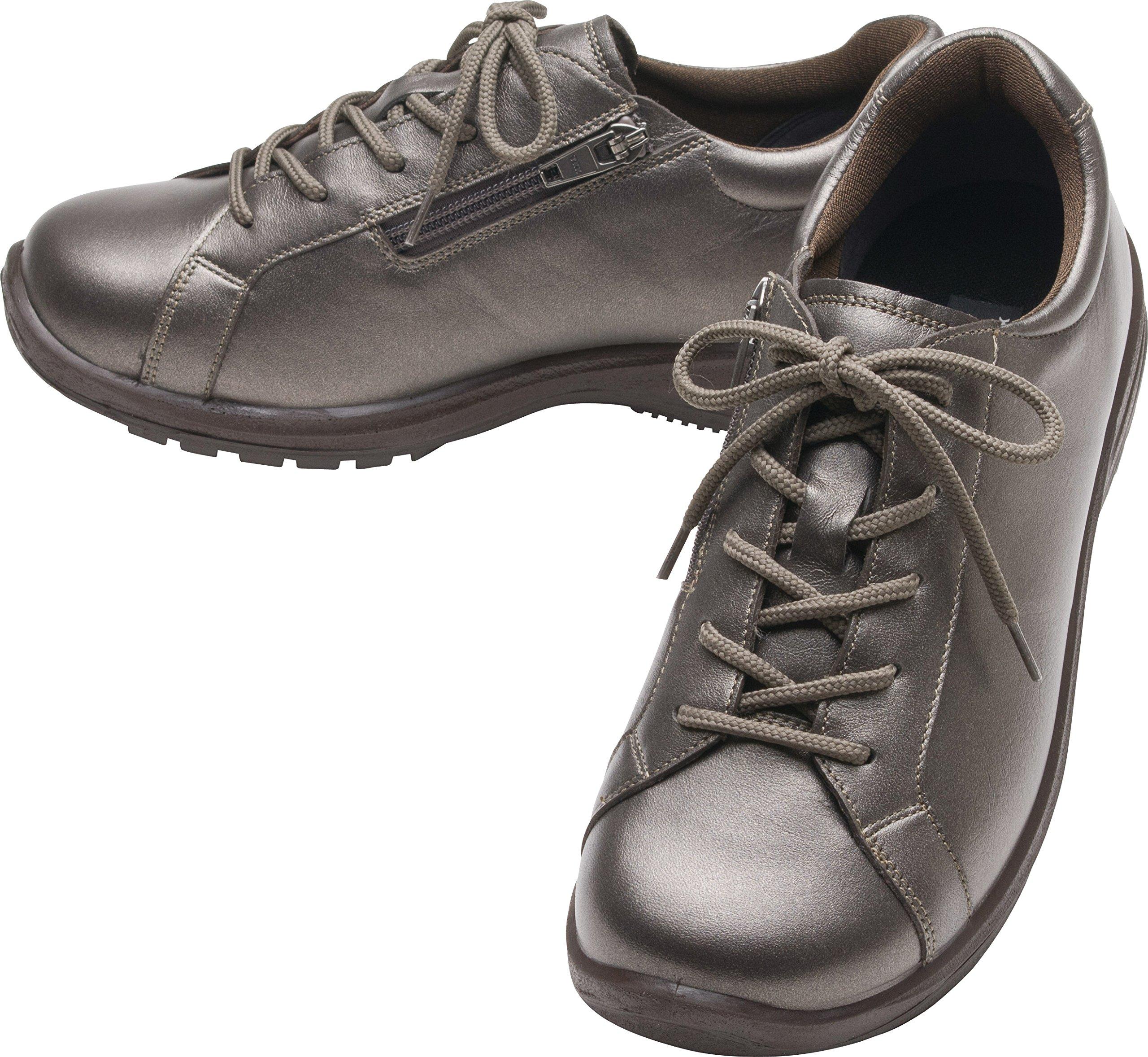 

Medical Walking Shoes WK L001 Bronze cm 4E [Asahi Walk] Women s 22.5 бронзовий