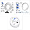 Universals Water Supply Line Water Hose Kits Water Purification Fittings Assembly Convenient Water Hose Set Easy To Use