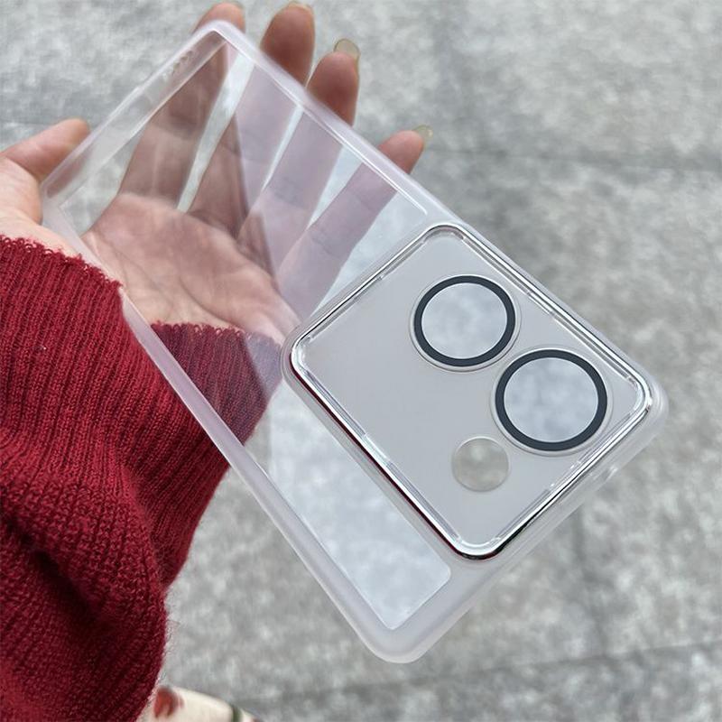 For Vivo Y36 4G Case Vivo Y27s Phone Case vivo Y27 5G Cover vivo Y27 5G Y36 4G Y27S Cover Shookproof Plating Silicone back cover