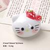 10/50PCS Cartoon DIY Fruit Big Head Cat Resin Accessories Accessories Cream Gel Hair Clip Keychain Pendant Accessories