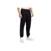 Li-Ning Sports Fashion Series Letter Print Drawstring Cuffed Mid-Waist Knitted Sports Pants Men bottoms Standard-Black YKLU275-3