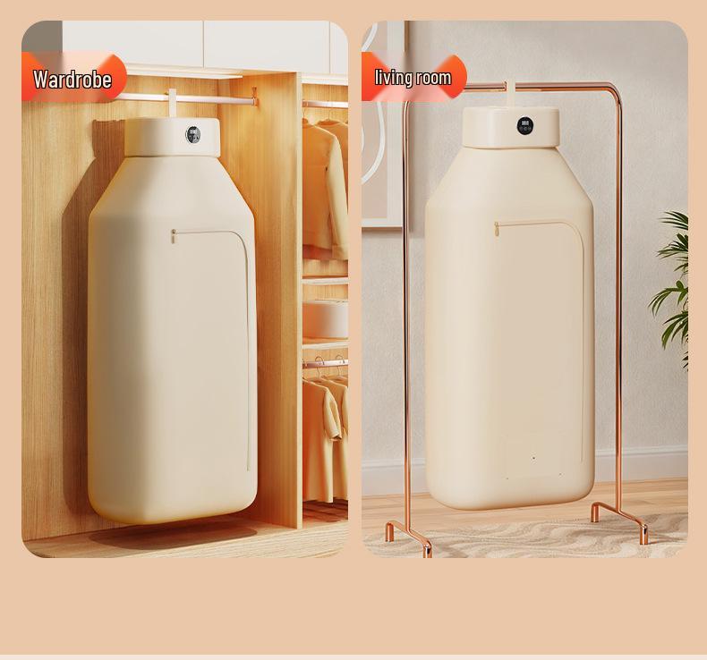 Portable Smart Clothes Dryer with Foldable Design and Sterilization, Ideal for Homes and Dorms