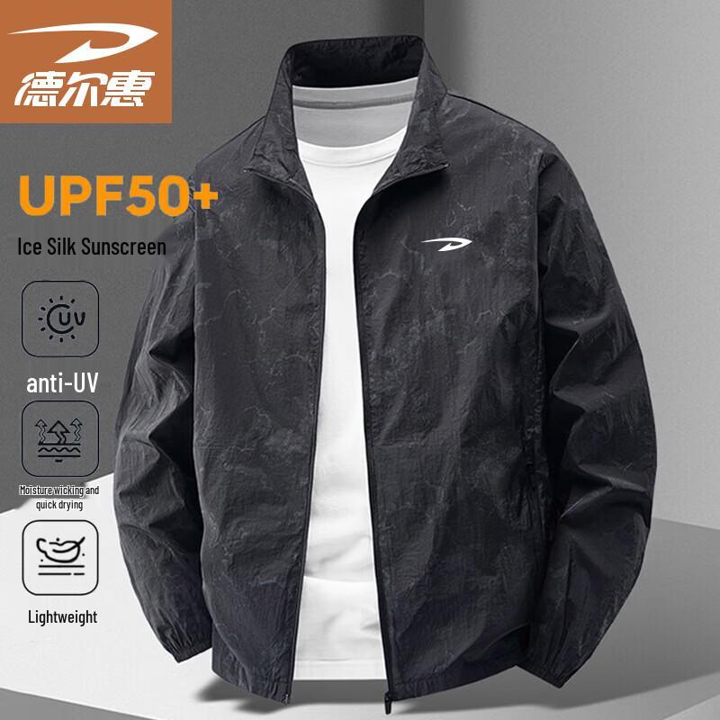 DERHUI Men's Summer Lightweight Sun Protection Jacket