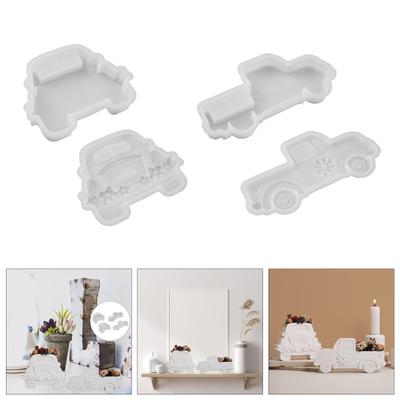 Delicate Candle Mould Silicone Mould Candle Making Reusable Candle Cute Epoxy Mould Castings Molds DIY Silicone Mould