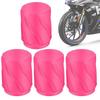 Fluorescent Bulb Caps, Fluorescent Tire Valve Caps, 4 Glow Motorcycle Tire Valves Stem Caps