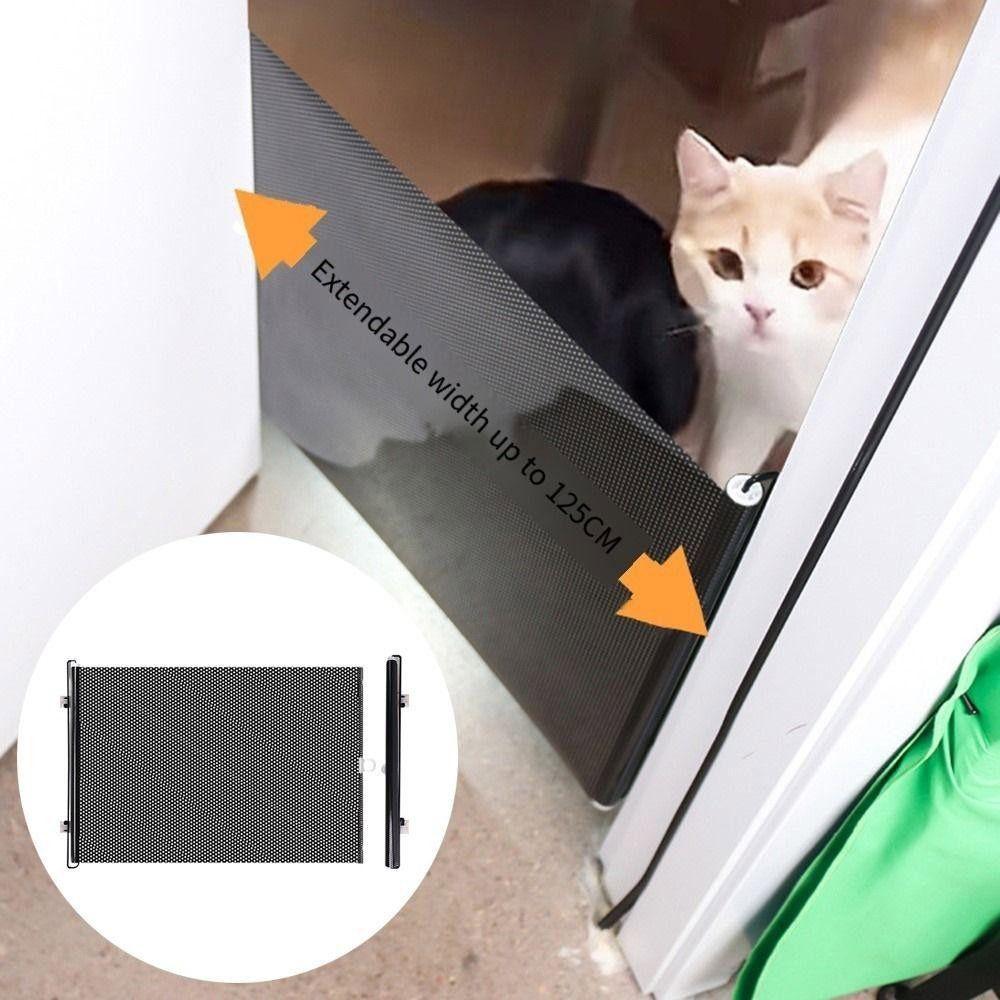 Retractable Pet Safety Gate Folding Pet Isolation Gate Baby Safe Guard Door  Pets Dogs Accessories