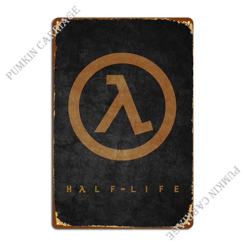 

Half Life 2 Лямбда Постер Металлические Таблички Ржавая Живопись Пещерный Клуб Жестяная Табличка Постер 20x30cm