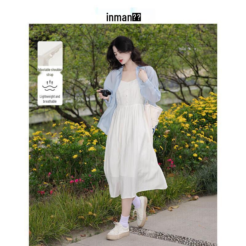 

INMAN Женское жаккардовое платье-миди на бретелях S