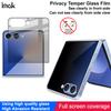 For Samsung Galaxy Z Flip7 5G Glass IMAK Privacy Temper Glass Full Screen Coverage Film