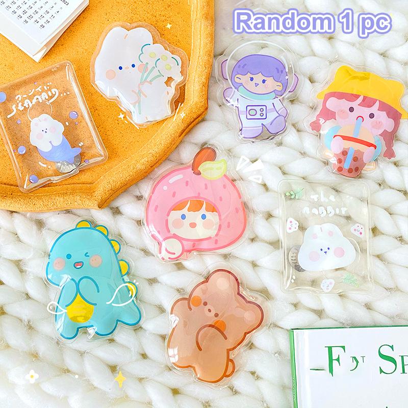 Mini Winter Hand Warmer Instant Heating Cute Gel Hand Warmer Portable Snap Click Pocket Heater Reusable Home Office Outdoor