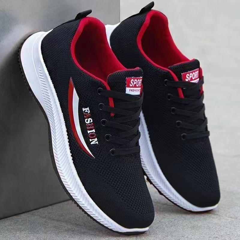 Men New Spring Mesh Casual Sneakers, Breathable Mesh Upper Comfortable Versatile Athletic Single Shoes