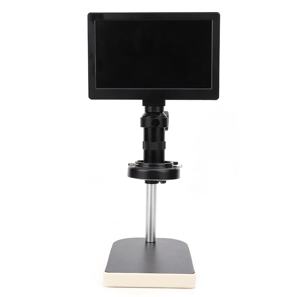 9 Inch Display 100X 2MP Industrial Digital Microscope Set with Bracket