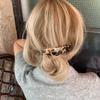 Vintage High-Grade Acetate Spring Clip Women Girls Korean Low Ponytail Hairpin Bowknot Temperament Hair Clip Hair Accessories