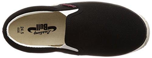 Fukuyama Rubber Men's Lasting Bull Casual Work Shoes, Black, Size 25cm, 3E