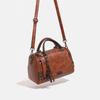 Spring Easy To Wear Vintage One-shoulder Slant Span Boston Pillow Bag Women's Hand-held Fringe Bag
