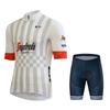Set Maglia da Ciclismo da Uomo Manica Corta Asciugatura Rapida Traspirante Abbigliamento per Bici da Strada Ciclismo