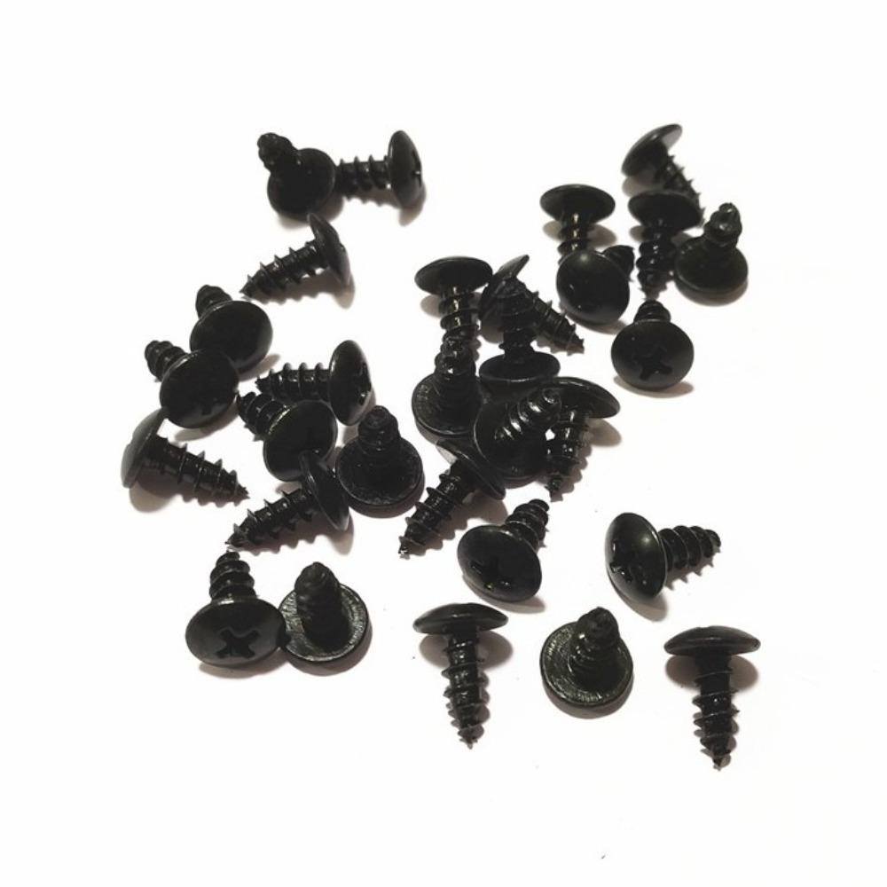 

30PCS Aluminum Alloy Self-Tapping Screws Motorbike Fairing Screws for Motorcycles Modification чёрный