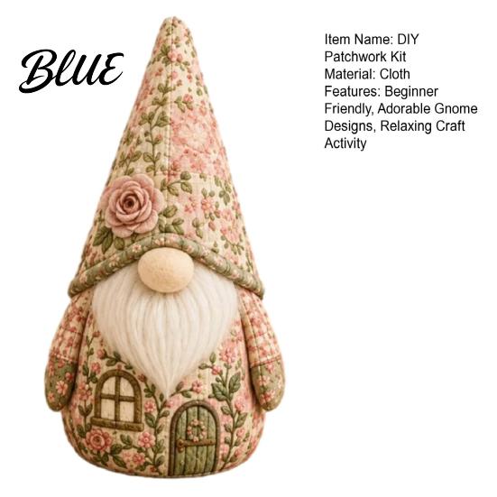 Stress Relief Craft Fabric for Kit Sewing Gnome Patchwork Kit DIY Set Cute Adults
