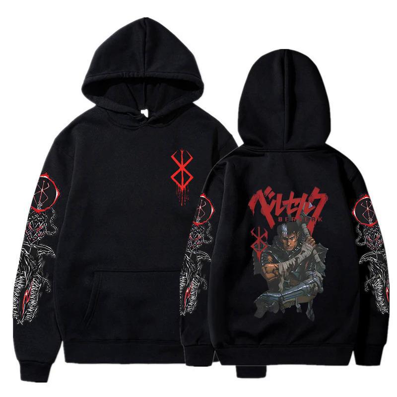 Stylish Anime Graphic Hoodies for Men Hoodies