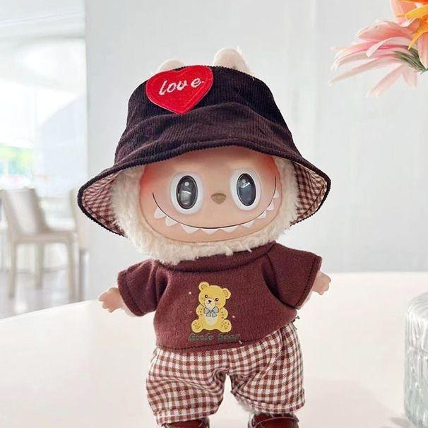 17cm La Boo Boo Blind Box Dinosaur & Shark Keychain In Cute Bee Costume