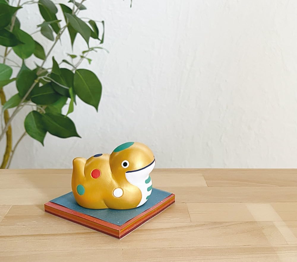 Decor Corporation Zodiac Ornament, Gold Snake, DK-47026