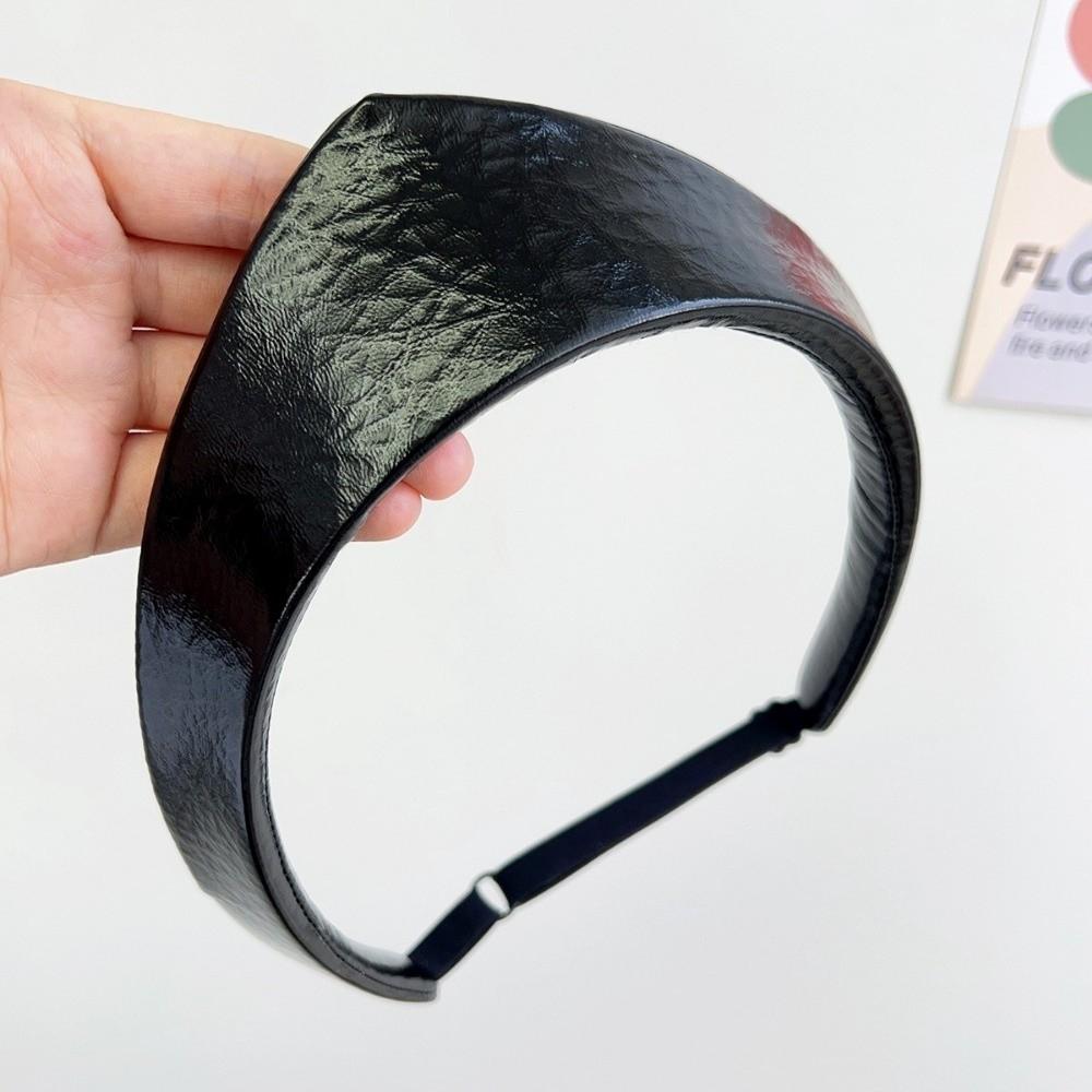 Kožená dámská čelenka Nastavitelný obruč do vlasů Vintage korunka Čelenka do vlasů Dámské pokrývky hlavy