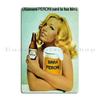 The Babes Of Bourbon Vol  Vodka Vixen Edition Sexy Vintage Pinup Art Illustration Metal Plaque Poster Living Room Club Bar