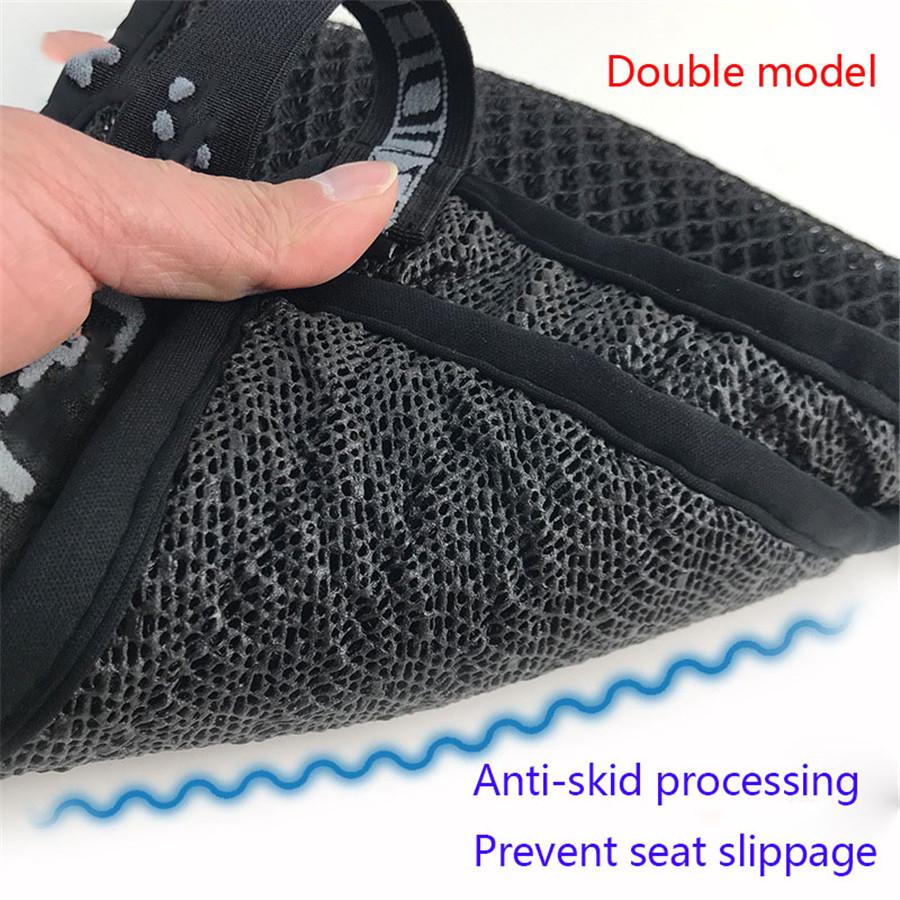 Waterproof 3D Mesh Motorcycle Seat Cover Sunscreen Prevent Cushion