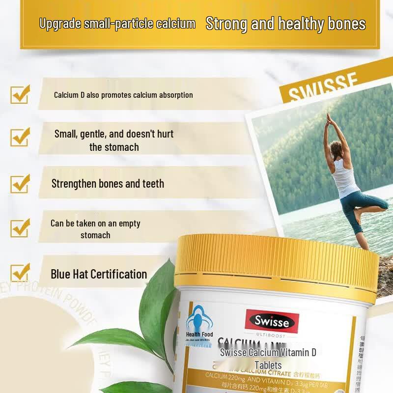 Swisse Mini Calcium & Vitamin D3 Tablets