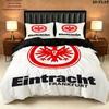 Frankfurt Football Pattern Bedding Quilt Set Quilt Cover Pillowcase Home Birthday Gift(1 * duvet cover + 2 * pillowcase, without core)